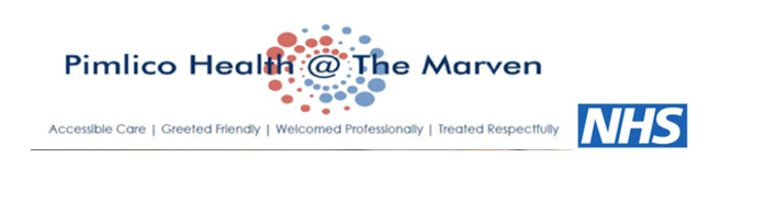 Pimlico Health @ The Marven Logo